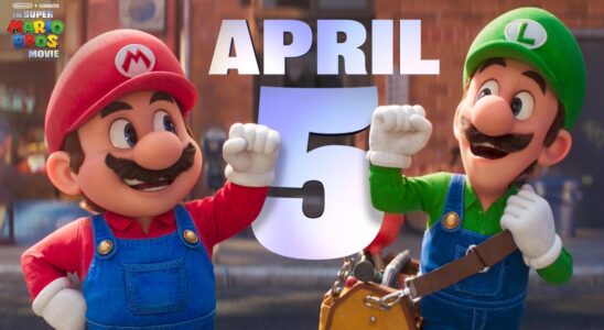 La date de la première du film Super Mario Bros. est avancée au 5 avril