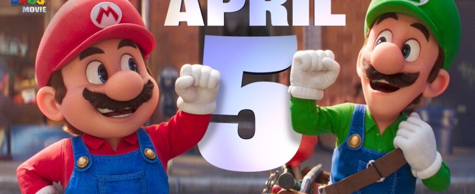 La date de la première du film Super Mario Bros. est avancée au 5 avril