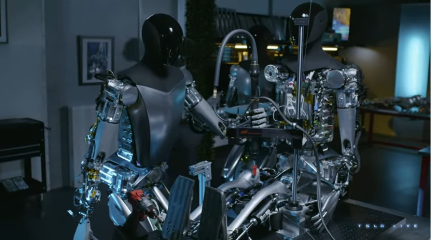 Robot humanoïde Tesla 3 - Tesla Investor Day 2023