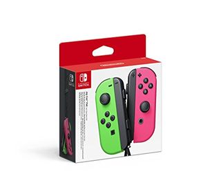 Paire Joy-Con - Vert Fluo/Rose Fluo (Nintendo Switch)