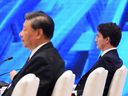 Le premier ministre Justin Trudeau et le président chinois Xi Jinping participent à la retraite des dirigeants de la Coopération économique Asie-Pacifique (APEC) à Bangkok, en Thaïlande, le vendredi 18 novembre 2022. LA PRESSE CANADIENNE/Sean Kilpatrick