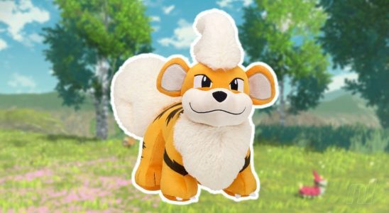 Growlithe rejoint la collection Pokémon Build-A-Bear