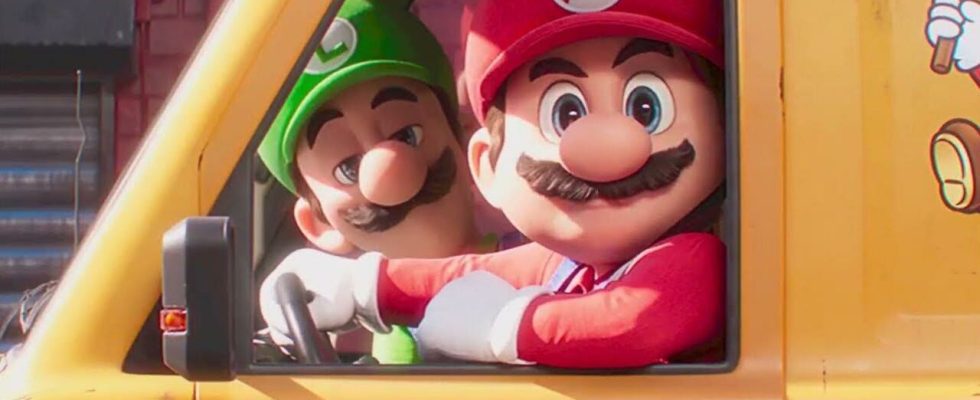 Aléatoire: Mario Movie Plumbing Van roulé jusqu'au Comic Con de Londres au printemps