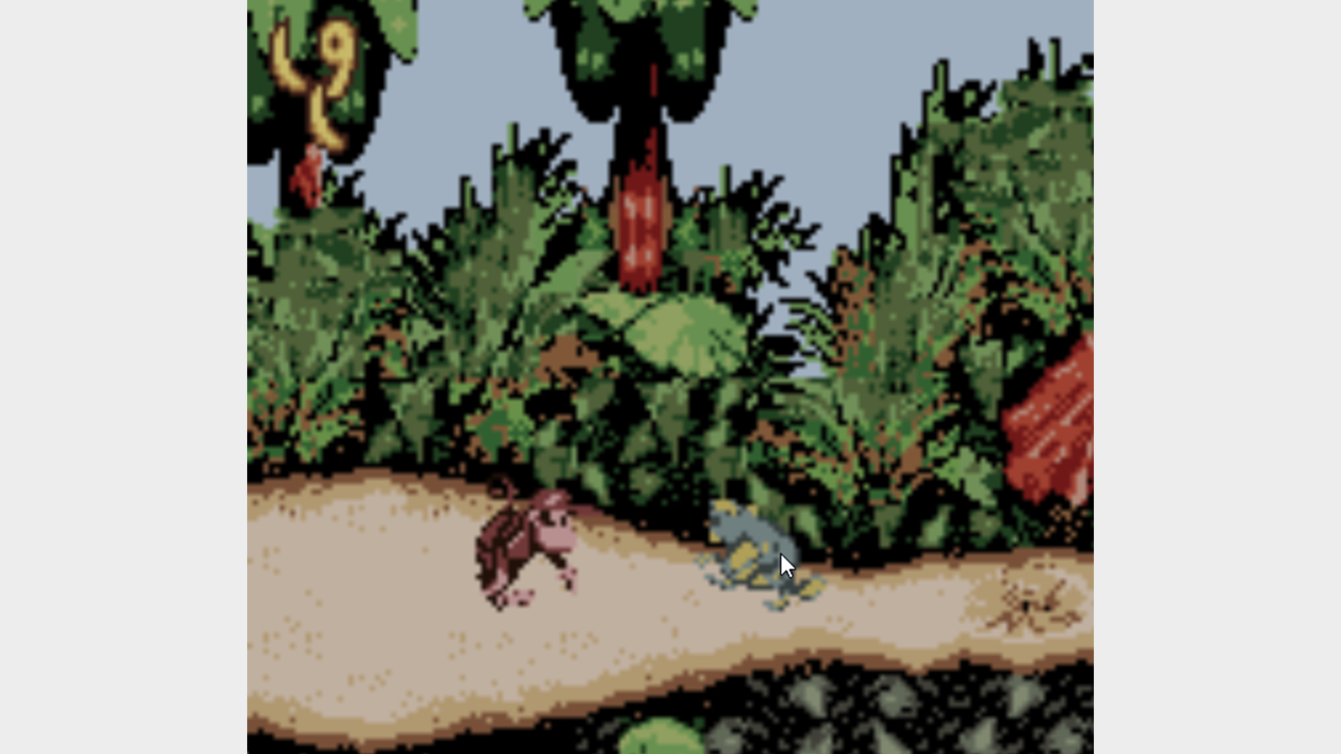 Capture d'écran de Donkey Kong Country Game Boy Color