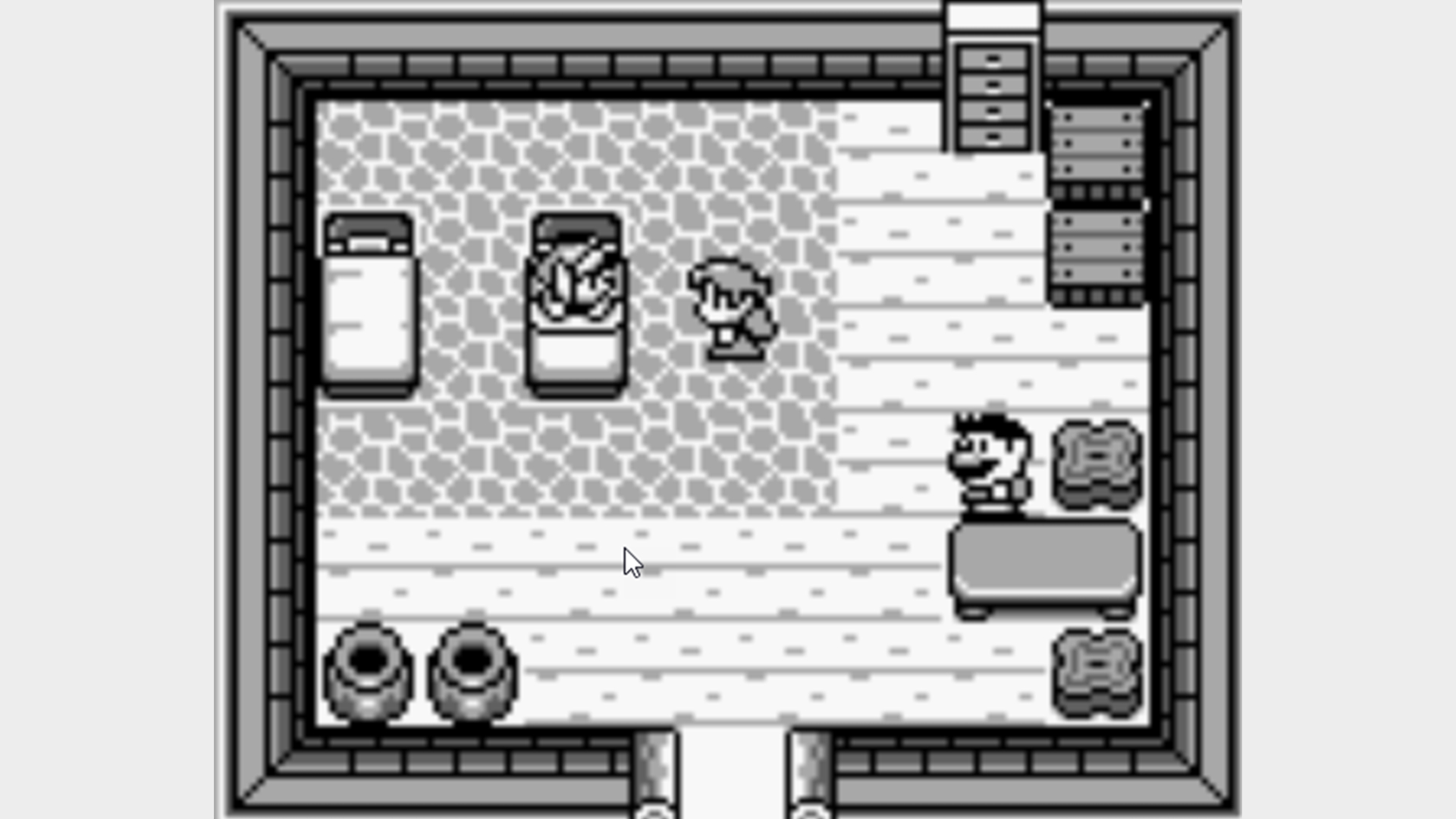 Capture d'écran de The Legend of Zelda Link's Awakening Game Boy originale
