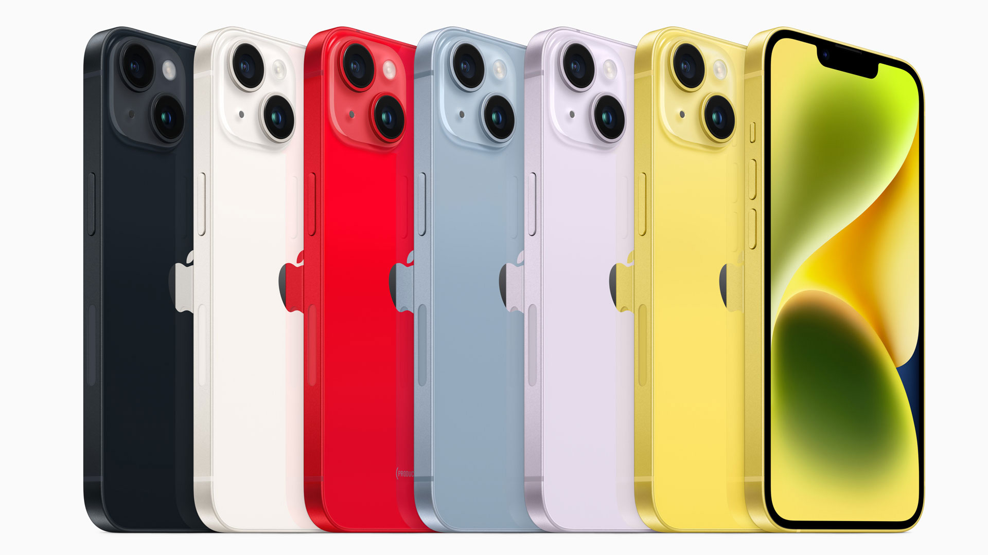 Gamme de couleurs Apple iPhone 14