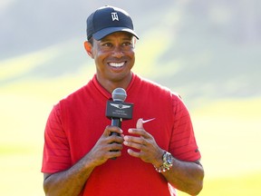 Le golfeur américain Tiger Woods.