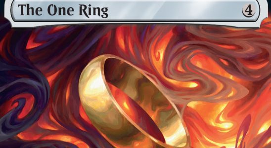 Le crossover Magic: The Gathering's Lord of the Rings obtient un anneau de puissance unique (littéralement)
