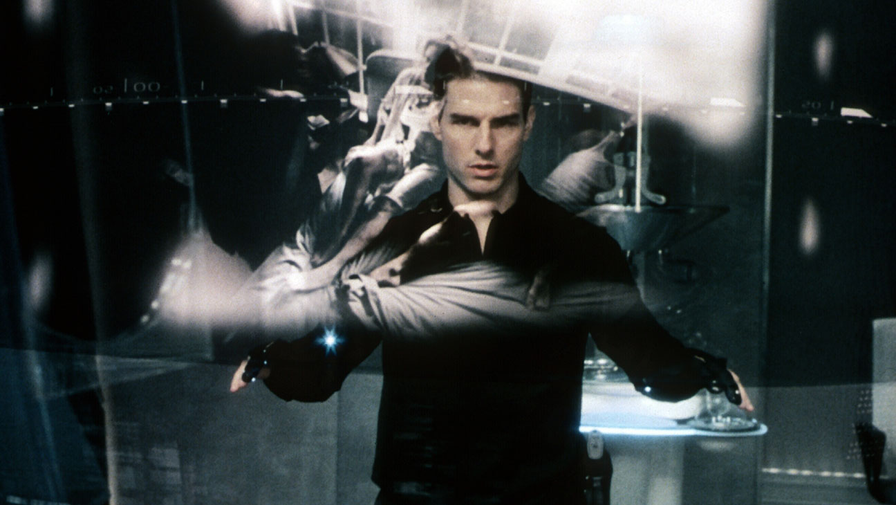 Une photo montrant Tom Cruise dans le film Minority Report.