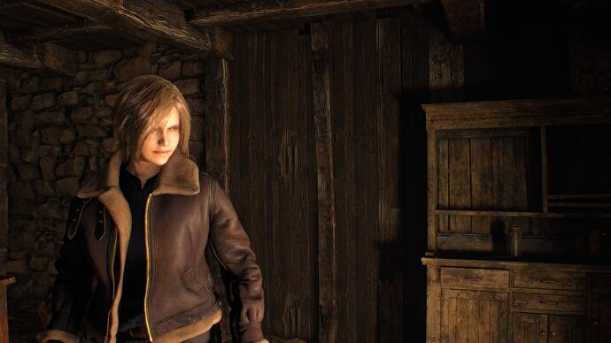 Resident Evil 4 mod Leon femelle