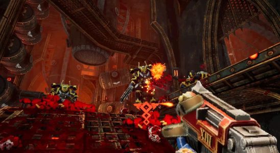 Warhammer 40K: Boltgun imagine le décor sinistre comme un FPS Doom-esque