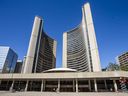 Hôtel de ville de Toronto le mercredi 5 octobre 2022.  