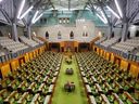 La Chambre des communes est vue avant l'ouverture de la 44e législature le 22 novembre, à Ottawa, Ontario, Canada le 19 novembre 2021. REUTERS/Patrick Doyle