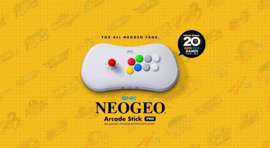 Économisez gros sur le Neo Geo Arcade Stick Pro, livré avec 20 jeux SNK classiques