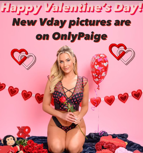 L'influenceuse de golf Paige Spiranac a tourmenté son armée de fans avec ces clichés de la Saint-Valentin.  PAIGE SPIRANAC/ INSTAGRAM