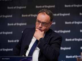 Andrew Bailey, gouverneur de la Banque d'Angleterre.