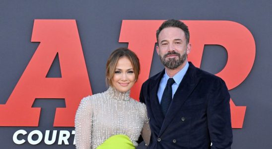 Ben Affleck and Jennifer Lopez at the Air premiere