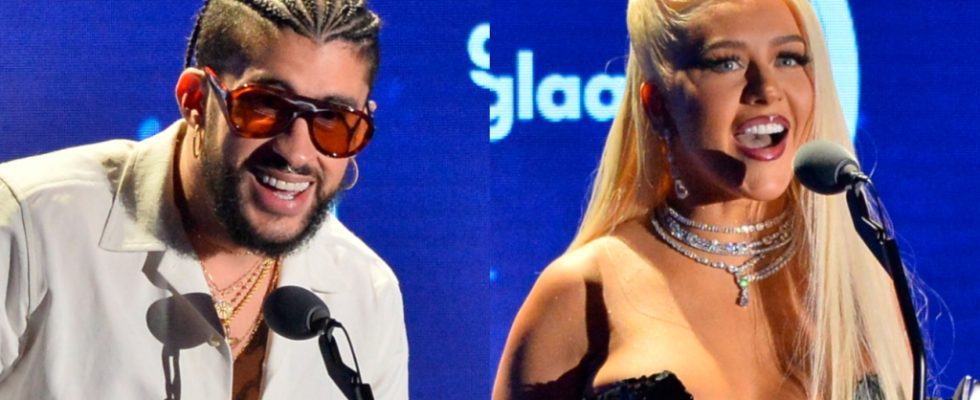 GLAAD Media Awards : les stars dénoncent les attaques contre la communauté LGBTQ+ alors que Bad Bunny et Christina Aguilera acceptent les honneurs
