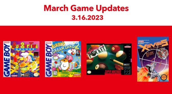 Game Boy, Super NES et NES – Nintendo Switch Online ajoute BurgerTime Deluxe, Kirby's Dream Land 2, SIDE POCKET et XEVIOUS