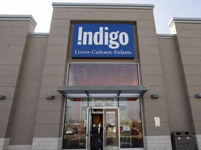 Une librairie Indigo est vue le mercredi 4 novembre 2020 à Laval, Québec.