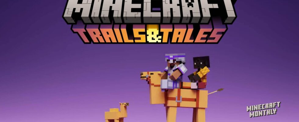 Le titre de la version 1.20 de Minecraft enfin dévoilé : "Trails & Tales"