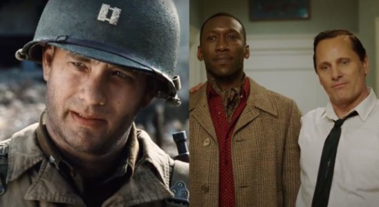Saving Private Ryan Green Book side by side