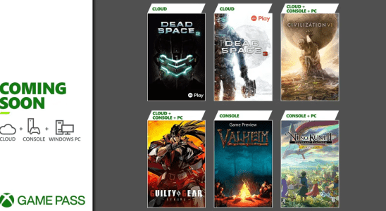 Les jeux Xbox Game Pass de mars dévoilés