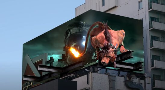 L'incroyable panneau d'affichage 3D Final Fantasy VII Red XIII remporte le prix de la publicité – Destructoid