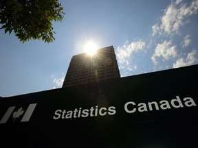 L'édifice et les panneaux de Statistique Canada sont photographiés à Ottawa le mercredi 3 juillet 2019.