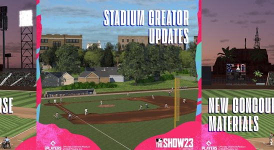 MLB The Show 23 apporte de nouvelles mises à jour du créateur de stade