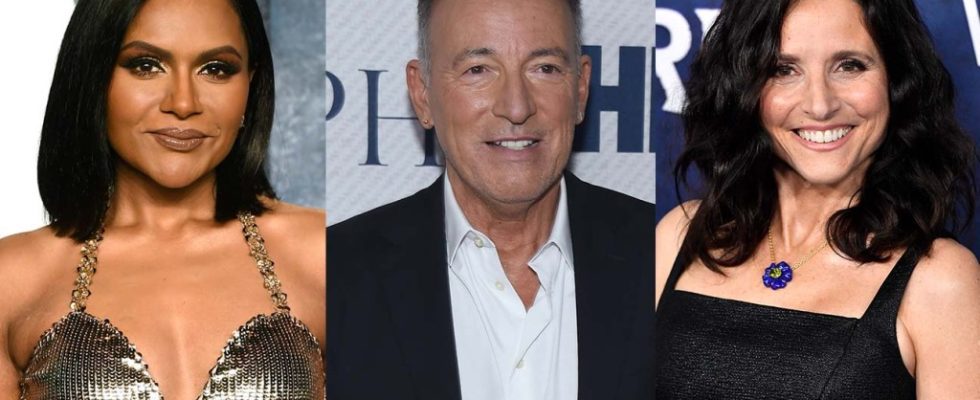 Mindy Kaling, Bruce Springsteen et Julia Louis-Dreyfus parmi les lauréats des National Medals of Arts de la Maison Blanche