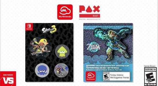 Nintendo propose des ensembles exclusifs de broches Splatoon 3 et Zelda à la PAX East 2023 (États-Unis)