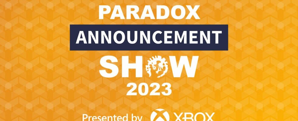 Paradox Interactive Announcement Show 2023 prévu pour le 6 mars