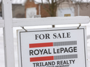 Les ventes de logements existants au Canada ont chuté de 38 % l'an dernier, selon l'Association canadienne de l'immeuble.