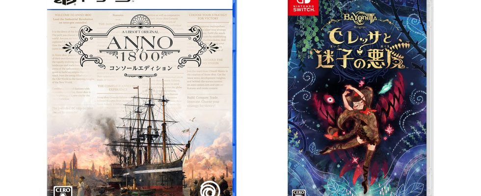 Sorties de jeux japonais de cette semaine : Bayonetta Origins : Cereza and the Lost Demon, ANNO 1800 : Console Edition, plus