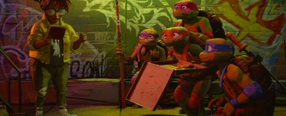 Teenage Mutant Ninja Turtles de Seth Rogen: Mutant Mayhem ressemble à un film de Rogen dans la première bande-annonce, Down To The Shrek Joke