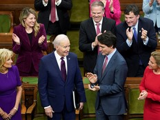 Les États-Unis «choisissent de lier notre avenir au Canada», déclare Biden dans un discours à la Chambre des communes