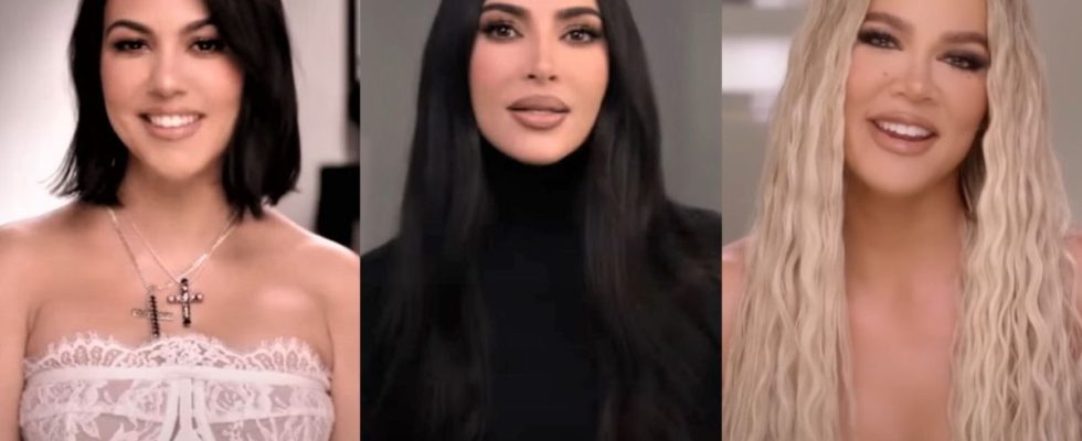 Kourtney Kardashian, Kim Kardashian, Khloe Kardashian on The Kardashians.
