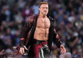 Edge pendant WrestleMania Night 2 au SoFi Stadium le 2 avril 2023. Joe Camporeale-USA TODAY Sports