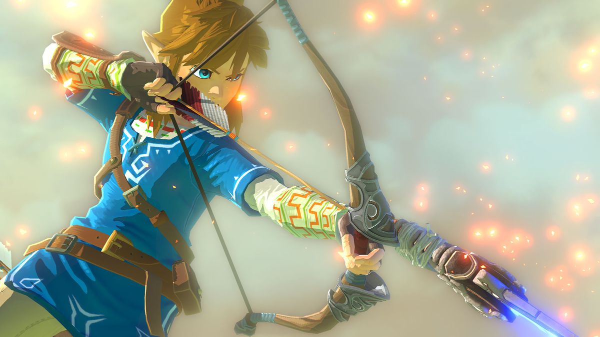 Lien visant une flèche dans The Legend of Zelda: Breath of the Wild
