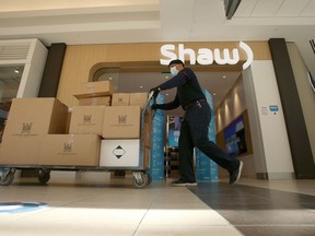 Un magasin Shaw à Winnipeg.