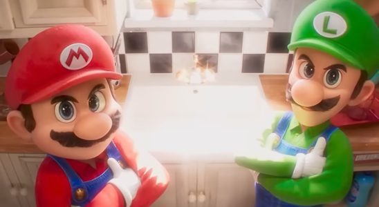 Des croquis inutilisés des parents de Mario ramenés pour le film