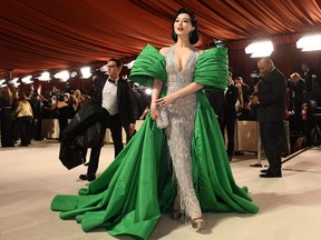 L'actrice chinoise Fan Bingbing assiste à la 95e cérémonie annuelle des Oscars au Dolby Theatre à Hollywood, en Californie, le dimanche 12 mars 2023.