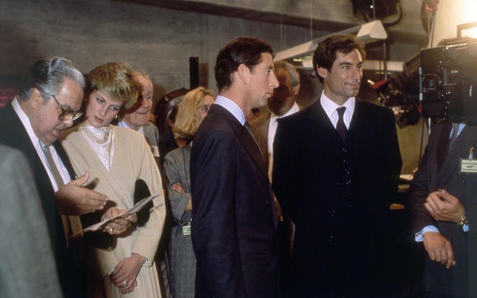 La princesse Diana et le prince Charles de l'époque sur le tournage de The Living Daylights - Getty