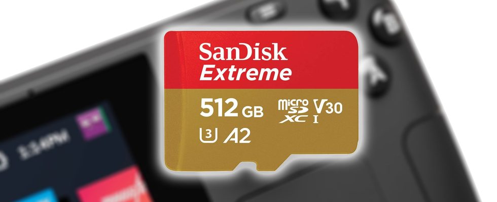 Boostez votre stockage Steam Deck avec 53% de réduction sur la carte microSD de Sandisk