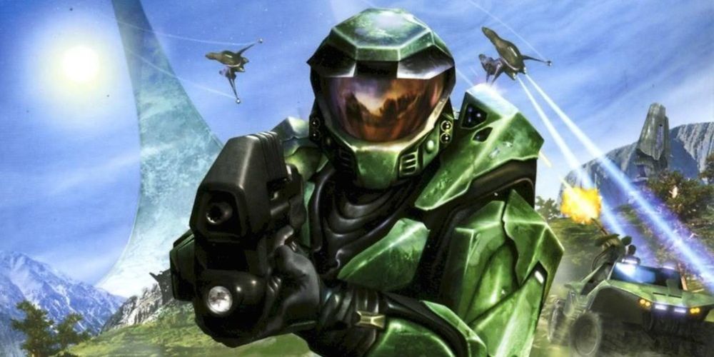 Master Chief en couverture de Halo : Combat Evolved