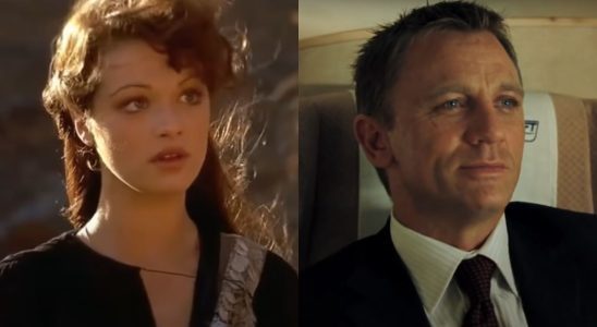 Rachel Weisz in The Mummy and Daniel Craig in Casino Royale, pictured side by side.