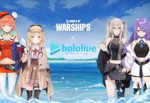 Hololive revient dans World Of Warships avec 4 nouveaux commandants Vtuber