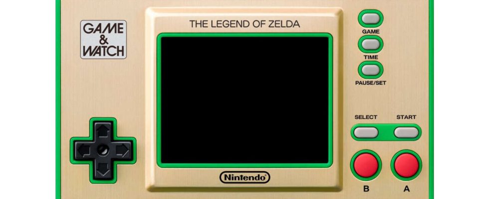 Le jeu et la montre Legend Of Zelda sont fortement réduits