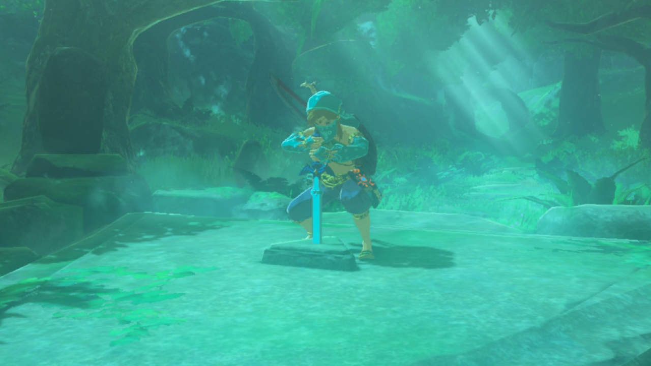 The Legend of Zelda : Breath of the Wild sous l'eau